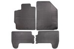 floor mats ( set, rubber, 4pc., black) TOYOTA YARIS 01.05- liftback